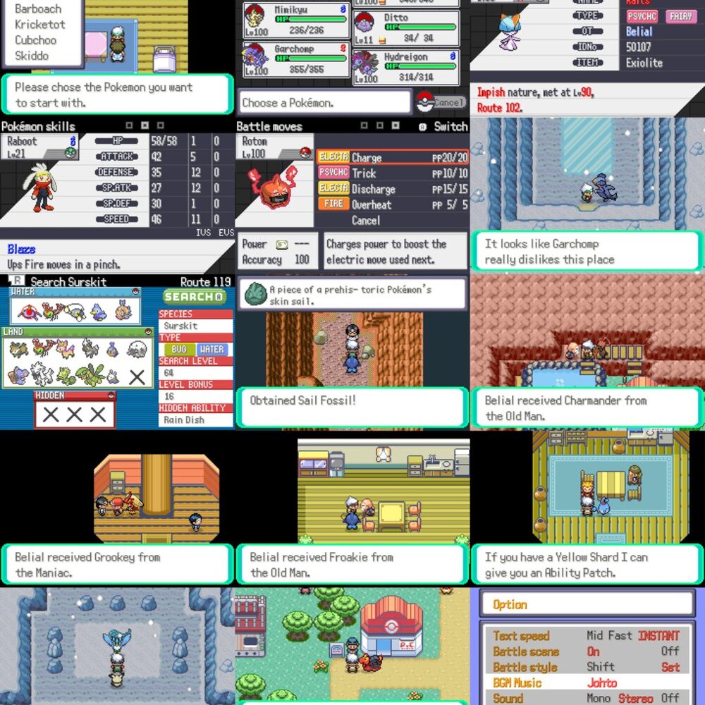 Pokemon R.O.W.E GBA ROM Hack Video Game - Picture 11 of 13
